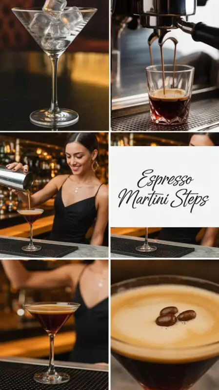 Espresso Martini Recipe Steps