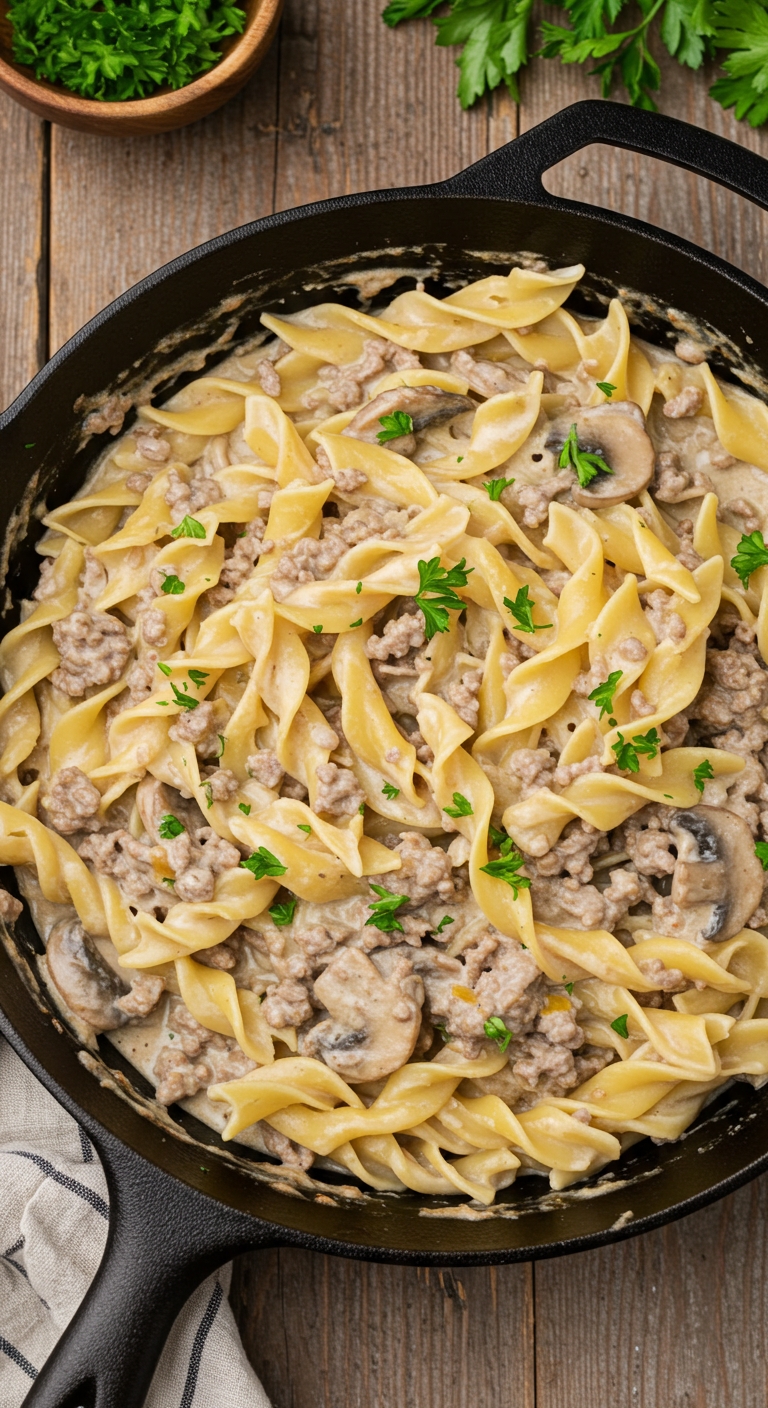 Simple Ground Beef Stroganoff Recipe Easy Food Guide