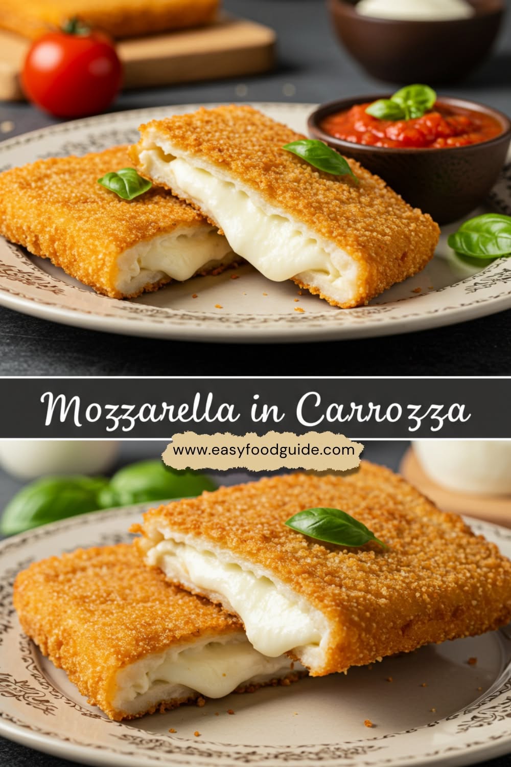 Crispy Mozzarella in Carrozza Recipe - Easy Food Guide