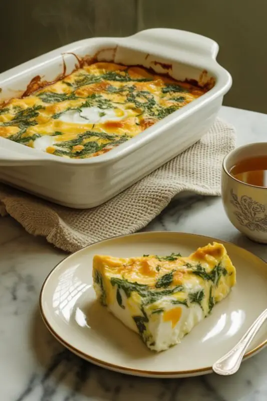 Baked Cottage Cheese Eggs Recipe