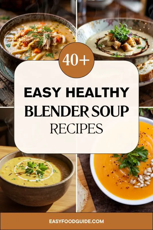 40 plus Easy Healthy Blender Soup Recipes