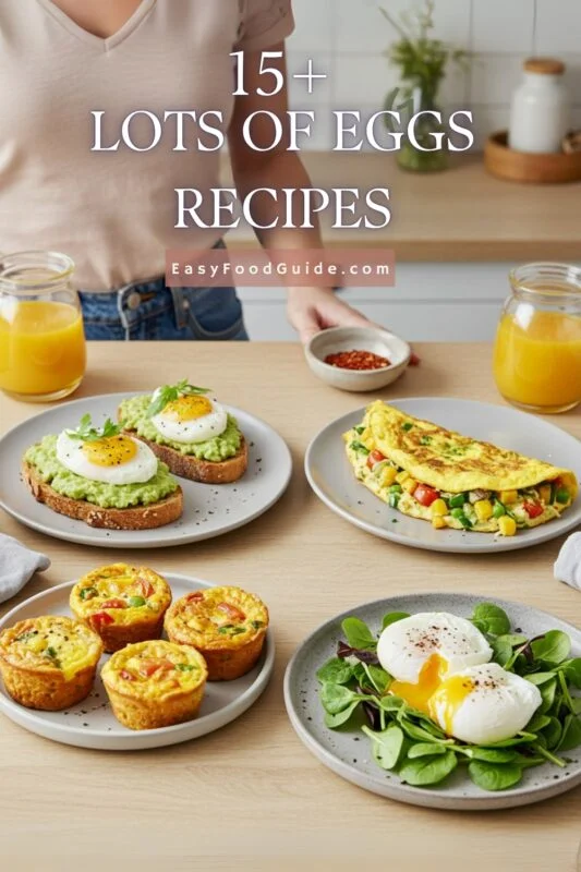 15 plus Lots of Eggs Recipes (These Use a bunch of Eggs)