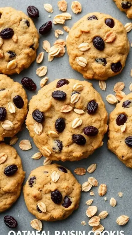 Oatmeal Raisin Cookies no-bake