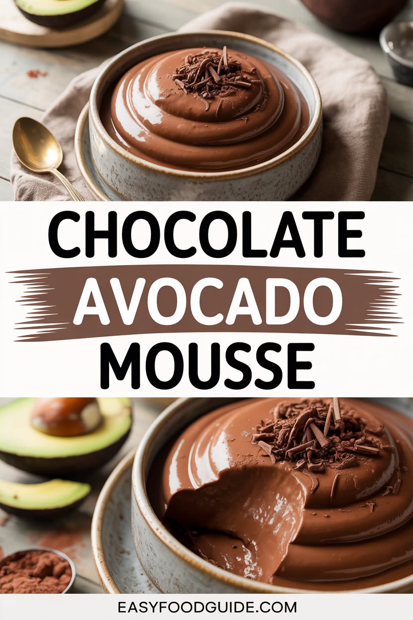 Rich Chocolate Avocado Mousse Recipe - Easy Food Guide