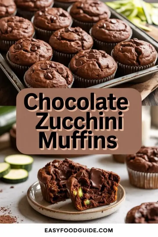 Chocolate Zucchini Muffins