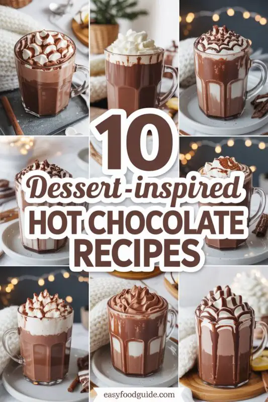 10 Dessert-Inspired Hot Chocolate Recipes
