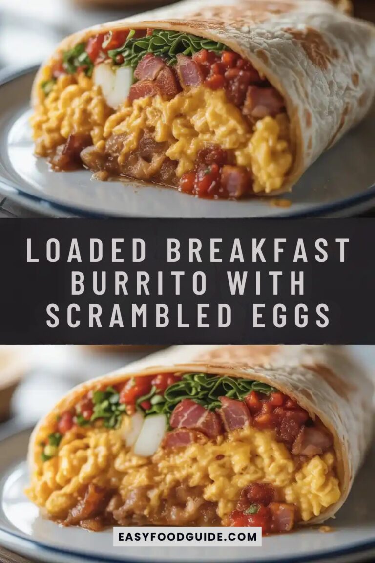 Loaded Breakfast Burrito- Easy Food Guide