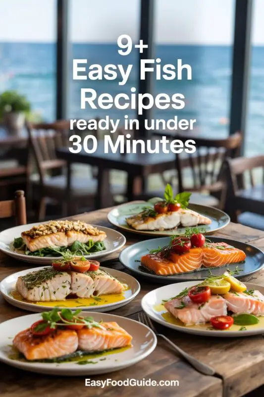 9+ Easy Fish Recipes Ready in Under 30 Minutes