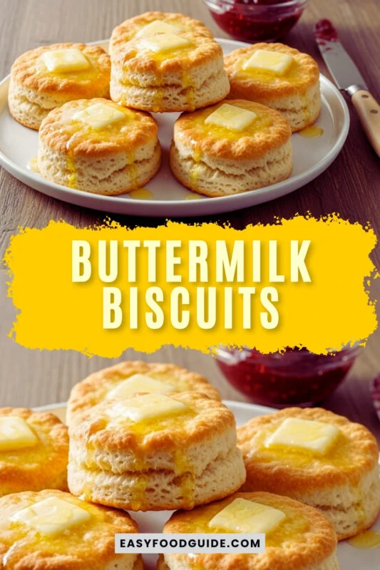 buttermilk-biscuits-1 Bake homemade buttermilk biscuits with a light, flaky texture using this easy recipe. Perfect from scratch for breakfast, brunch, or a comforting Southern side.