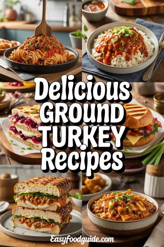 10+ Delicious Ground Turkey Recipes