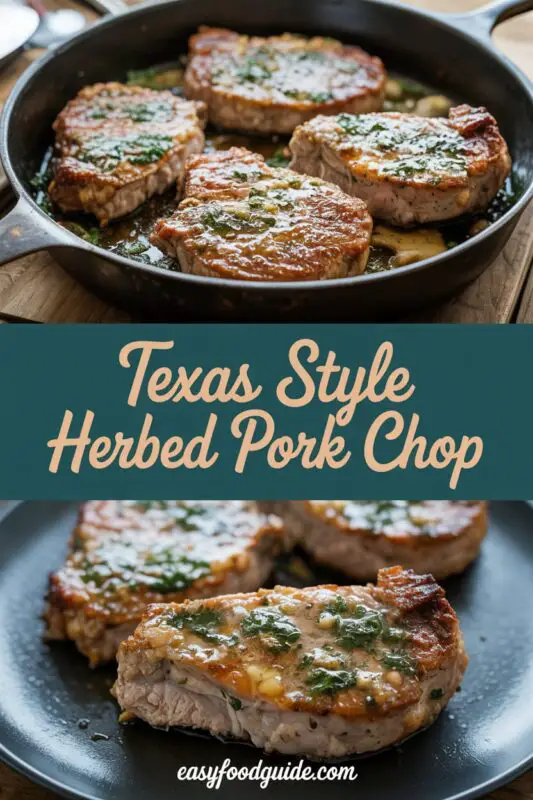 Texas Style Herbed Pork Chop Recipe