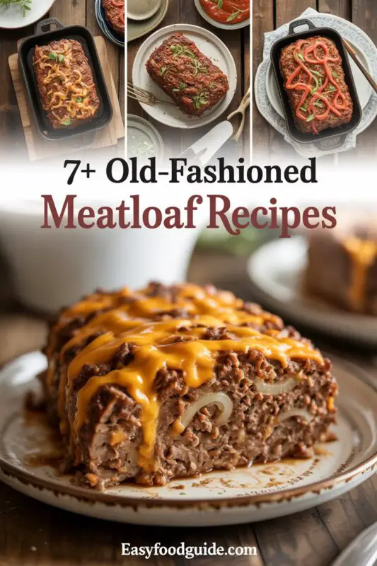 7 Plus Classic & Comforting Old-Fashioned Meatloaf Recipes