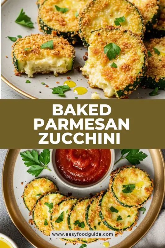 Baked parmesan zucchini