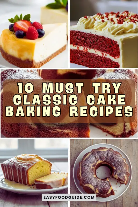 10 Must Try Classic Cake Baking Recipes