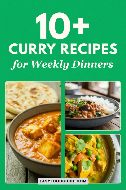 10 plus Curry Recipes Perfect for Weekly Dinners