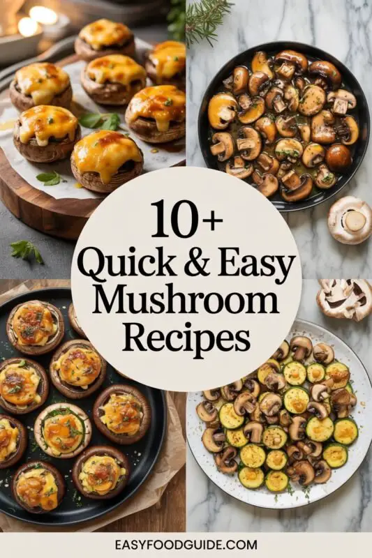 10+ Quick & Easy Mushroom Recipes: Delicious Side Dishes and Air Fryer Favorites