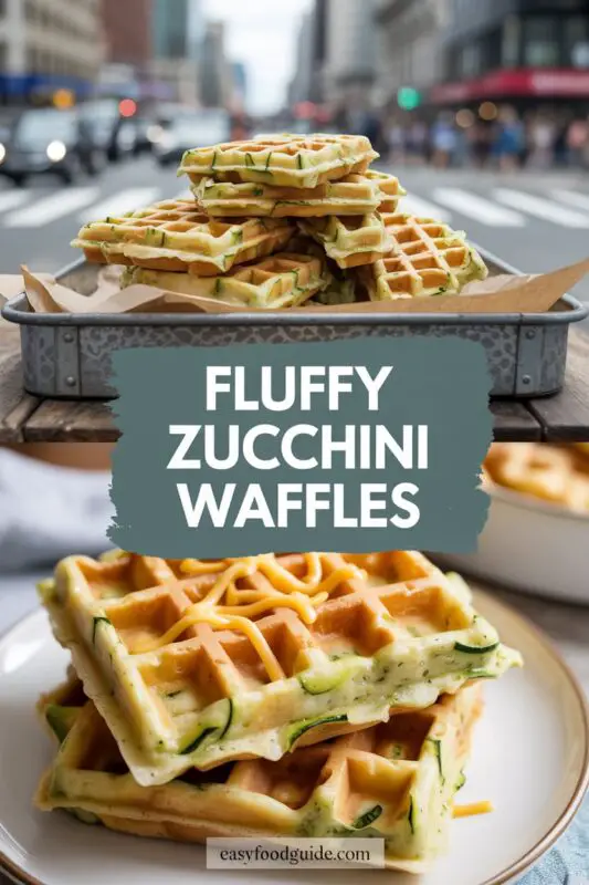 Fluffy Zucchini Waffles
