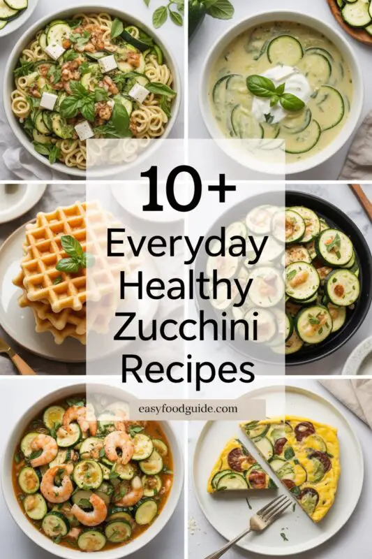 10+ Everyday Healthy Zucchini Recipes