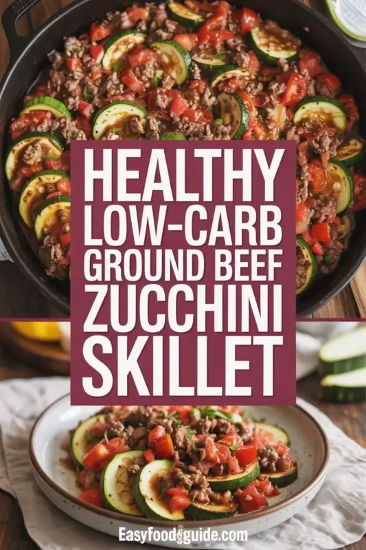 Ground Beef Zucchini Skillet Recipe