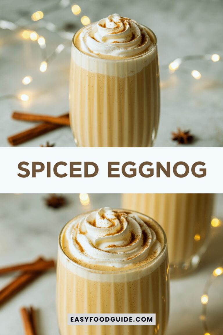 Homemade Spiced Eggnog Recipe - Easy Food Guide