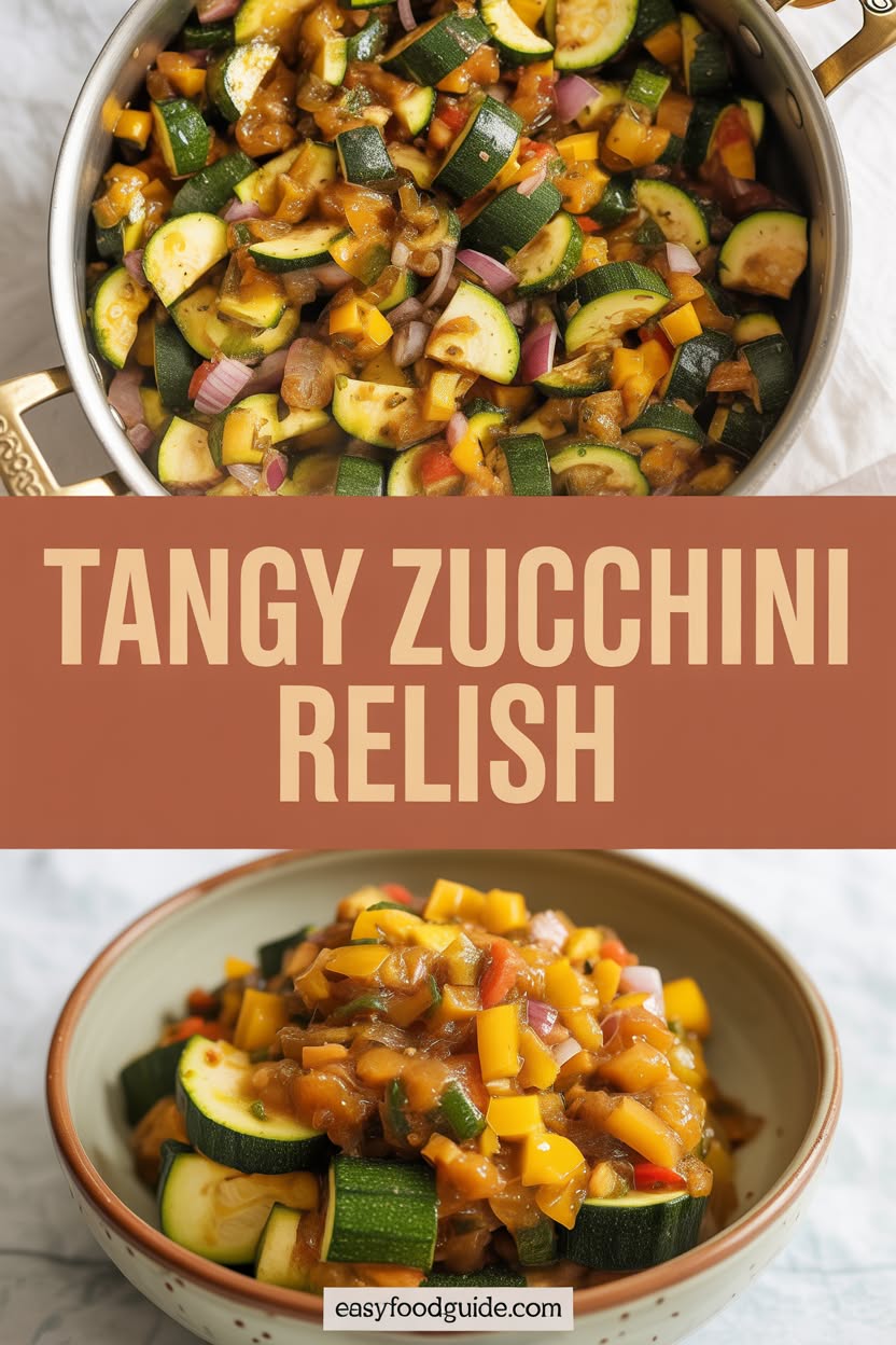 Tangy Zucchini Relish Recipe Easy Food Guide