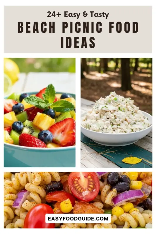 24 Plus Easy & Tasty Beach Picnic Food Ideas You'll Love