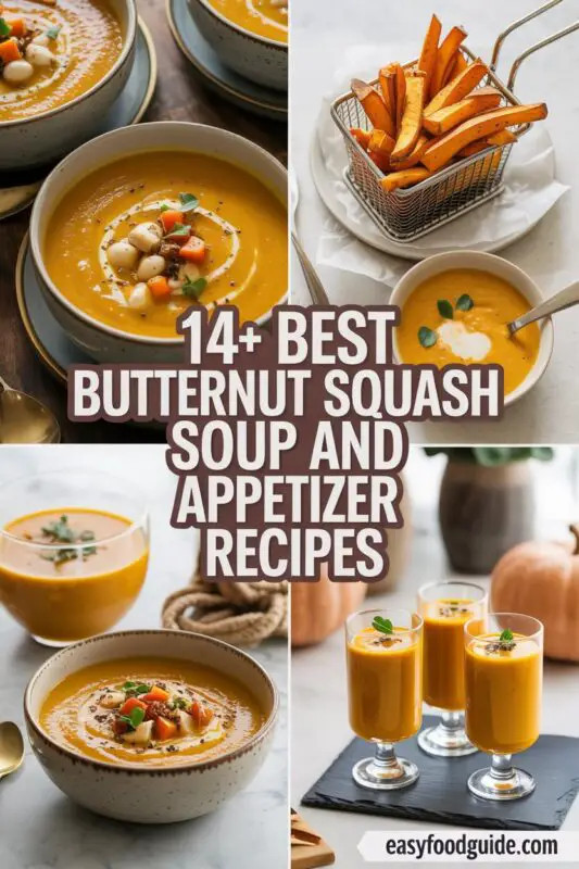 14+ Cozy Butternut Squash Soup and Appetizer Recipes