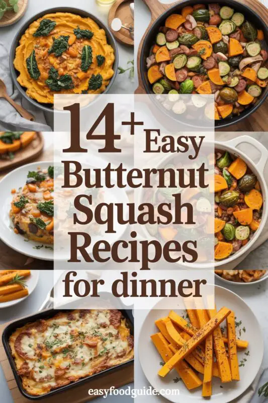 14+ Easy and Delicious Butternut Squash Recipes for Dinner
