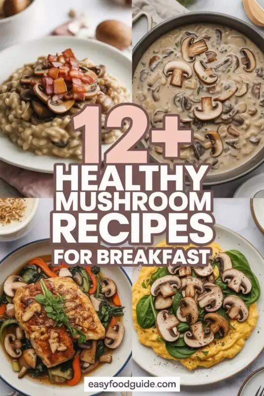12+ Healthy Mushroom Recipes - Breakfast, Rice Bowls, and More