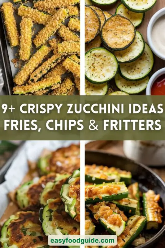 9 Crispy Zucchini Fries, Zucchini Chips & Fritter Ideas