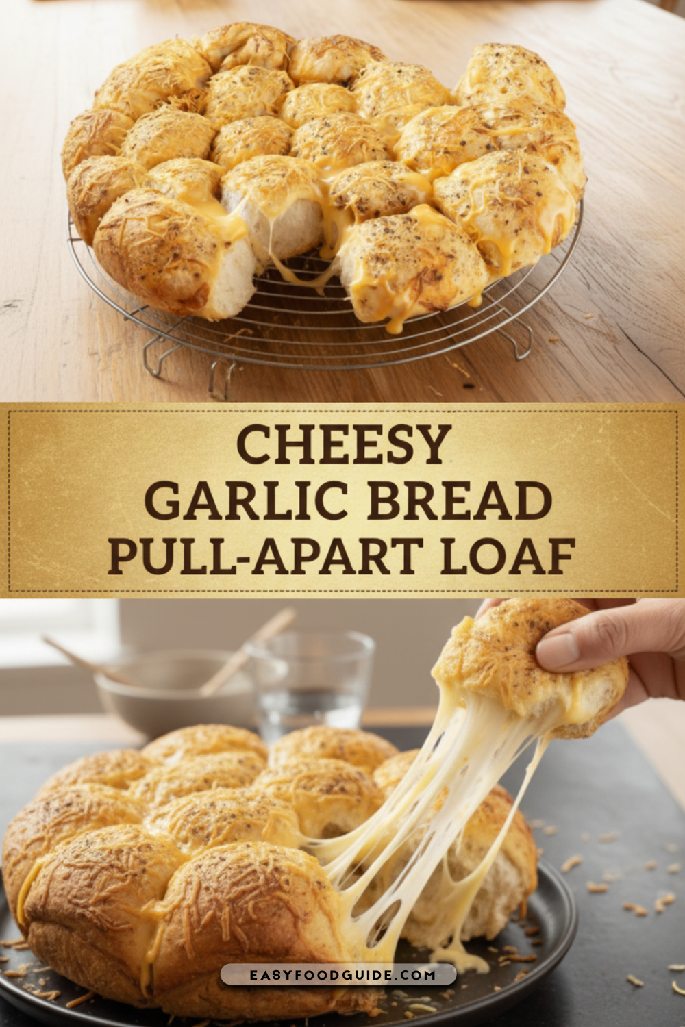 Board Title Description Visual Idea SEO Score SEO Summary Yummy Food Cheesy Garlic Bread With Pull - Ultimate Party Loaf Indulge in our Cheesy Garlic Bread With Pull, a delightful savory baking idea perfect for any gathering! This golden-brown, gooey bread is an easy party bread recipe that's simple enough for any home baker. It's a fantastic savory loaf bread recipe for sharing or as a delicious side. Save this Pin now so you always have the perfect appetizer idea ready! "A warm, golden-brown pull-apart loaf, generously coated in melted cheese and herbs, being pulled apart by hands. Focus on the gooey cheese stretch, with soft, diffused lighting on a rustic wooden board." 91 "This pin has excellent SEO with a strong title and description, though front-loading a keyword in the description could boost its score further." Yummy Food Easy Garlic Pull Apart Bread: Your Go-To Cheesy Side Craving a delicious, fuss-free cheesy side? Our Easy Garlic Pull Apart Bread is the perfect savory baking idea! This impressive yet simple recipe delivers a golden, gooey loaf that's ideal for sharing. It's truly one of the best cheesy sides for any meal or party. Follow us for more delicious recipes to add to your collection! "A close-up shot of a golden-brown, baked pull-apart bread loaf, with steam subtly rising, showing melted cheese and green herbs. Photographed with warm, inviting kitchen lighting." 92 "This pin has strong SEO, effectively using keywords and a compelling description, with minor room for title improvement." Appetizer Recipes Easy Party Bread Recipes: Cheesy Garlic Pull-Apart Loaf Looking for easy party bread recipes? This Cheesy Garlic Pull-Apart Loaf is your new go-to! It's a golden, gooey cheesy loaf bread that everyone will adore, perfect for sharing. With simple baking techniques, even novice bakers can create this impressive dish. Save this Pin to your 'Party Food' board for your next big bash! "A beautifully baked, golden-brown pull-apart loaf overflowing with melted cheese, placed on a vibrant, colorful serving platter amidst a festive party setting. Overhead shot with bright, inviting lighting." 90 "This pin has strong SEO with good keyword integration and a clear call to action, but the title could be slightly more compelling." Party Food Ideas Savory Baking Ideas: The Best Cheesy Garlic Loaf Elevate your meal with savory baking ideas like this incredible Cheesy Garlic Pull-Apart Loaf! This golden-brown, gooey creation is a simple savory loaf bread recipe, perfect as a side or party appetizer. It’s an easy garlic pull apart bread that will impress everyone without the fuss. Tap the Pin to get the full recipe and start baking! "A vibrant overhead shot of a freshly baked cheesy garlic pull-apart loaf, still in its bread pan, surrounded by small bowls of dipping sauces and fresh herbs, with soft natural light." 93 "This pin has strong SEO, leveraging keywords effectively in both title and description, and a good CTA." Baking Recipes Cheesy Loaf Bread Recipe: Simple & Savory Pull-Apart Our Cheesy Loaf Bread Recipe is a must-try savory baking idea for any occasion! This delightful cheesy garlic bread with pull is simple to make and always impresses. It's a fantastic addition to any meal, transforming basic baking techniques into a golden, gooey masterpiece. Pin this recipe now to guarantee a delicious side for your next dinner! "A close-up, dynamic shot of a golden, crusty pull-apart loaf, with strands of melted cheese stretching as a piece is lifted. The background is softly blurred, showcasing a warm kitchen ambiance." 94 "This pin has excellent SEO, with strong keyword usage in both title and description and a compelling call to action." Dinner Ideas Cheesy Sides: Irresistible Garlic Pull-Apart Loaf Transform your dinner table with the best cheesy sides! This Cheesy Garlic Pull-Apart Loaf is a delightful savory loaf bread recipe, perfect for sharing. It uses basic baking techniques to create a golden, gooey bread that's a true crowd-pleaser. Get the full recipe for this amazing bread pan recipe from this Pin! "A rustic, top-down view of a fully baked cheesy garlic pull-apart loaf, hot out of the oven, served on a vintage cutting board with a side of marinara sauce. Emphasize warmth and comfort with soft, diffused lighting." 93 "This pin has excellent SEO, with strong keyword integration and a clear call to action, though the title could be slightly more direct."