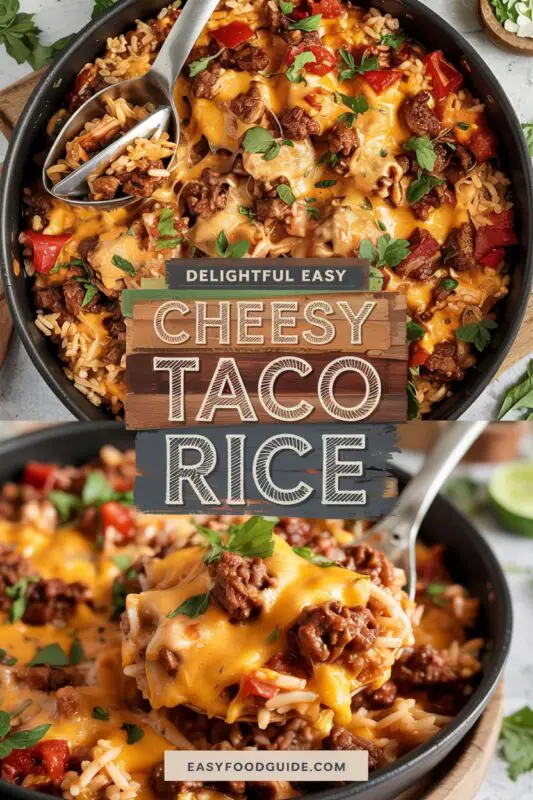 Cheesy Taco Rice