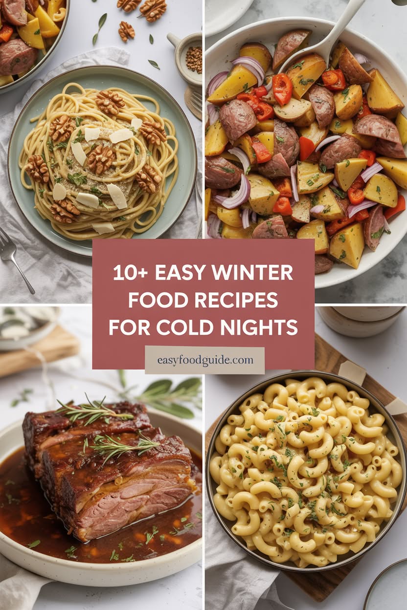 10+ Easy Winter Food Recipes Perfect for Cold Nights