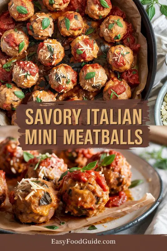 Italian Mini Meatballs