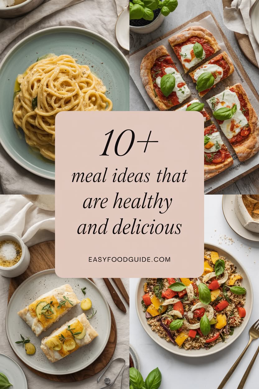 10+ Meal Ideas that Are Healthy and Delicious