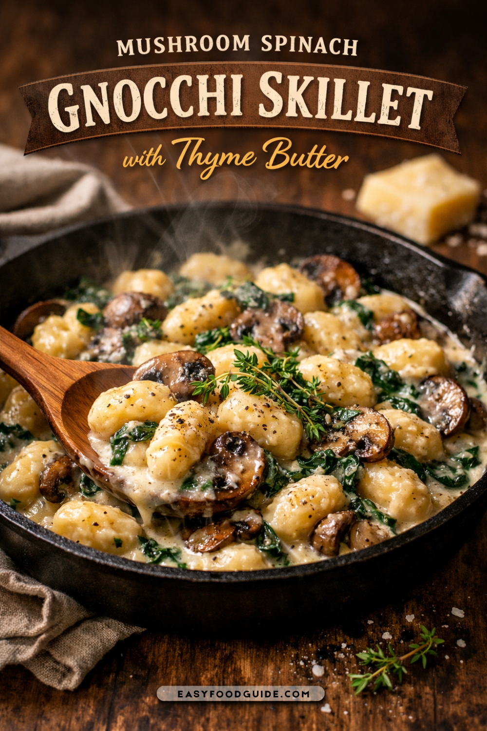 mushroom-spinach-gnocchi-with-thyme-butter-easy-food-guide