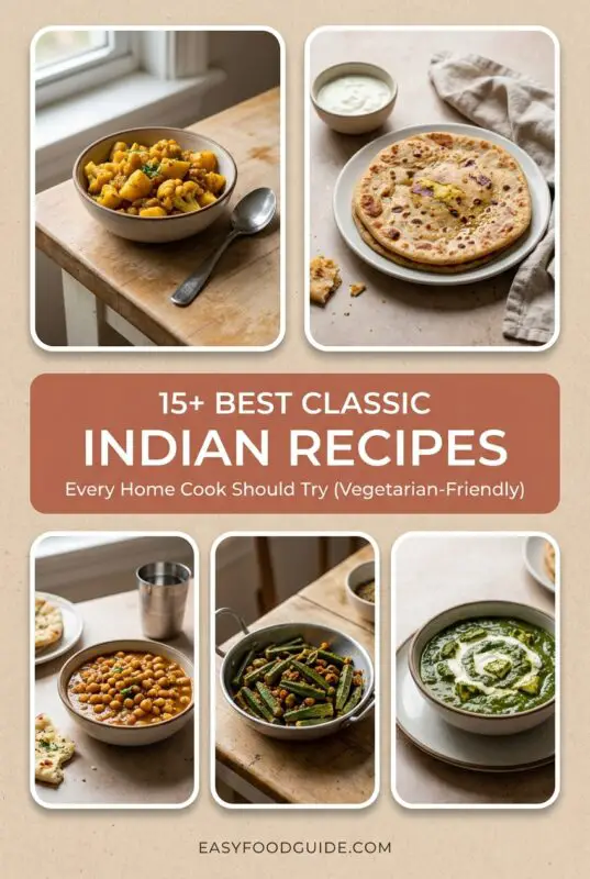 15 Plus Best Classic Indian Recipes Every Home Cook Should Try (Vegetarian-Friendly)